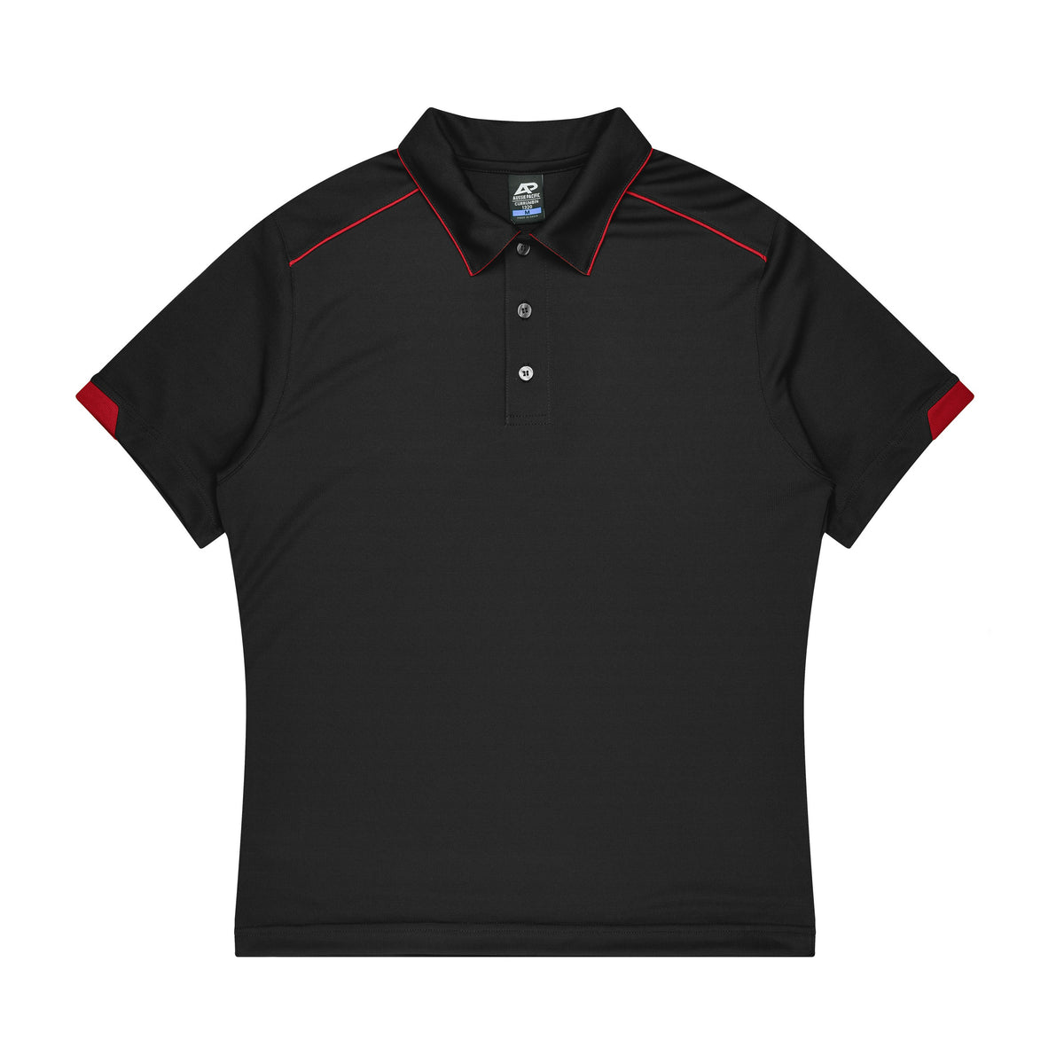 Aussie Pacific Currumbin Kids Polo 3320 in Black/Red