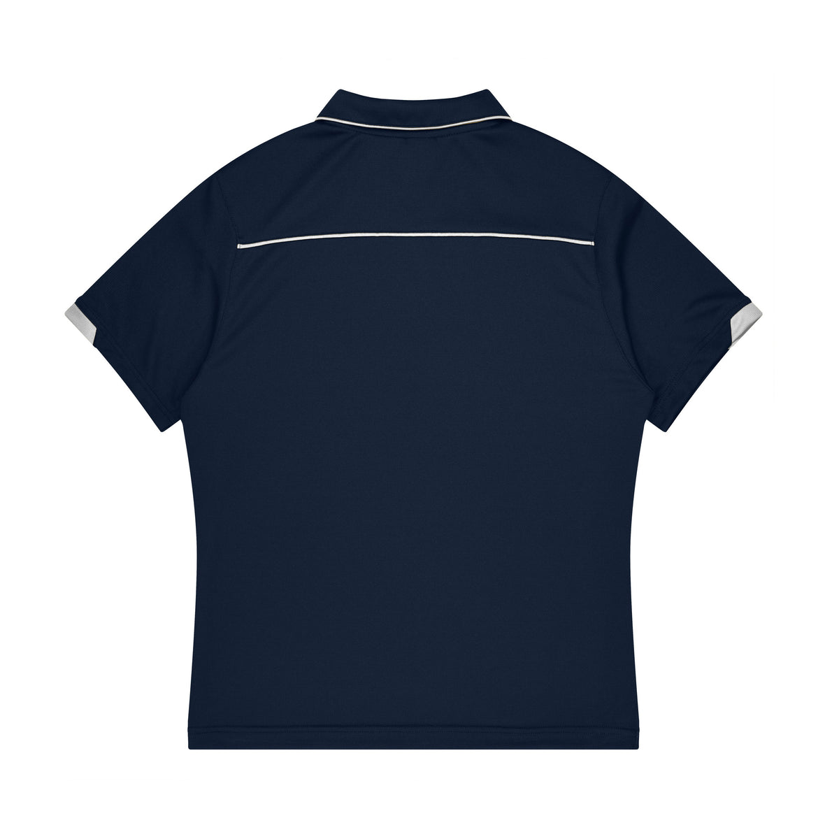 Aussie Pacific Currumbin Kids Polo 3320 in Navy/White, back view