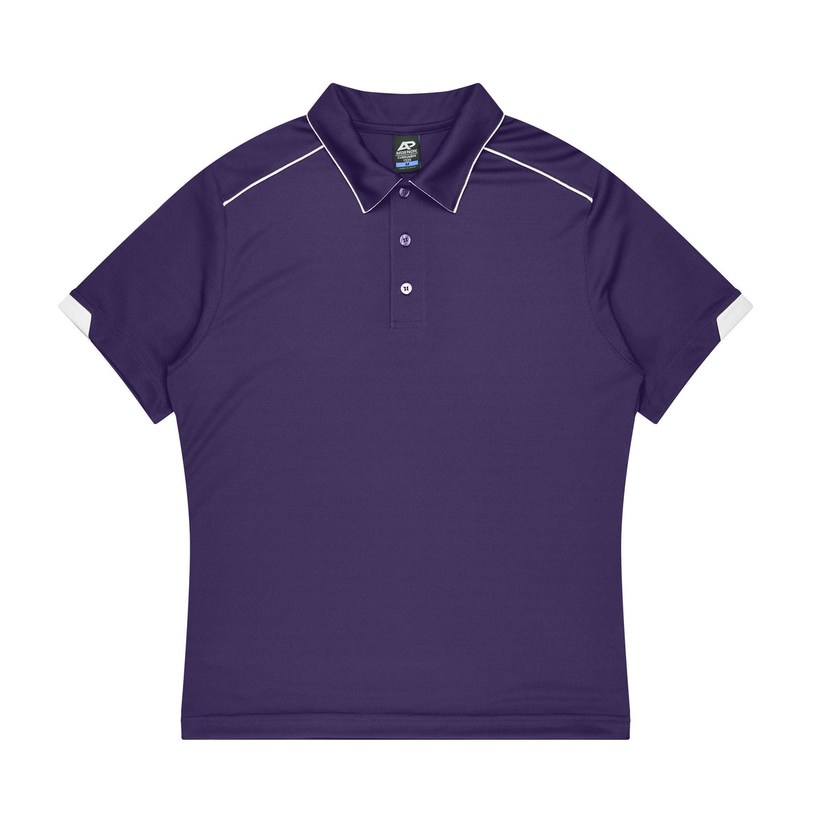 Aussie Pacific Currumbin Kids Polo 3320 in Purple/White