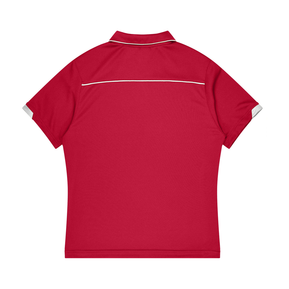 Aussie Pacific Currumbin Kids Polo 3320 in Red/White, back view