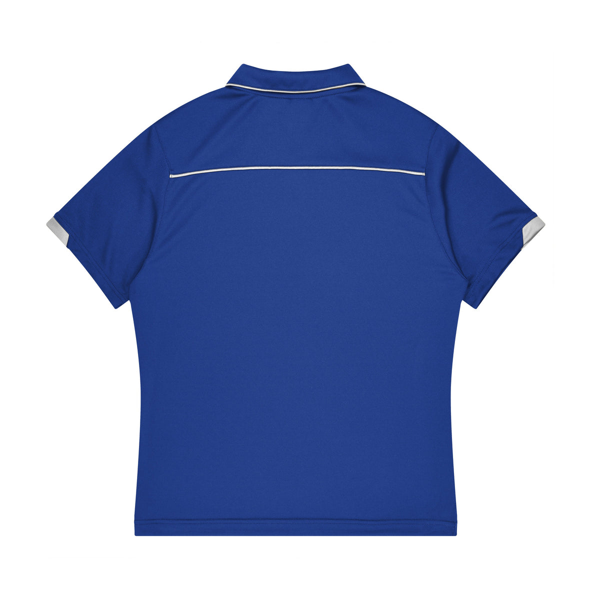 Aussie Pacific Currumbin Kids Polo 3320 in Royal/White, back view