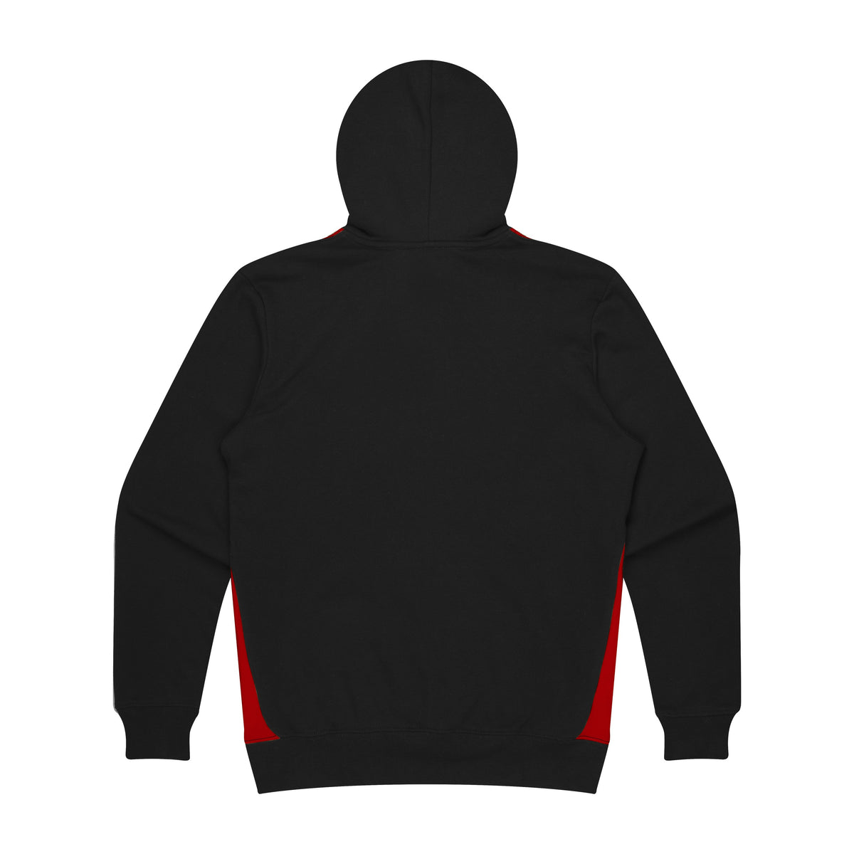 Aussie Pacific Paterson Kids Hoodie 3506 in Black/Red, back view