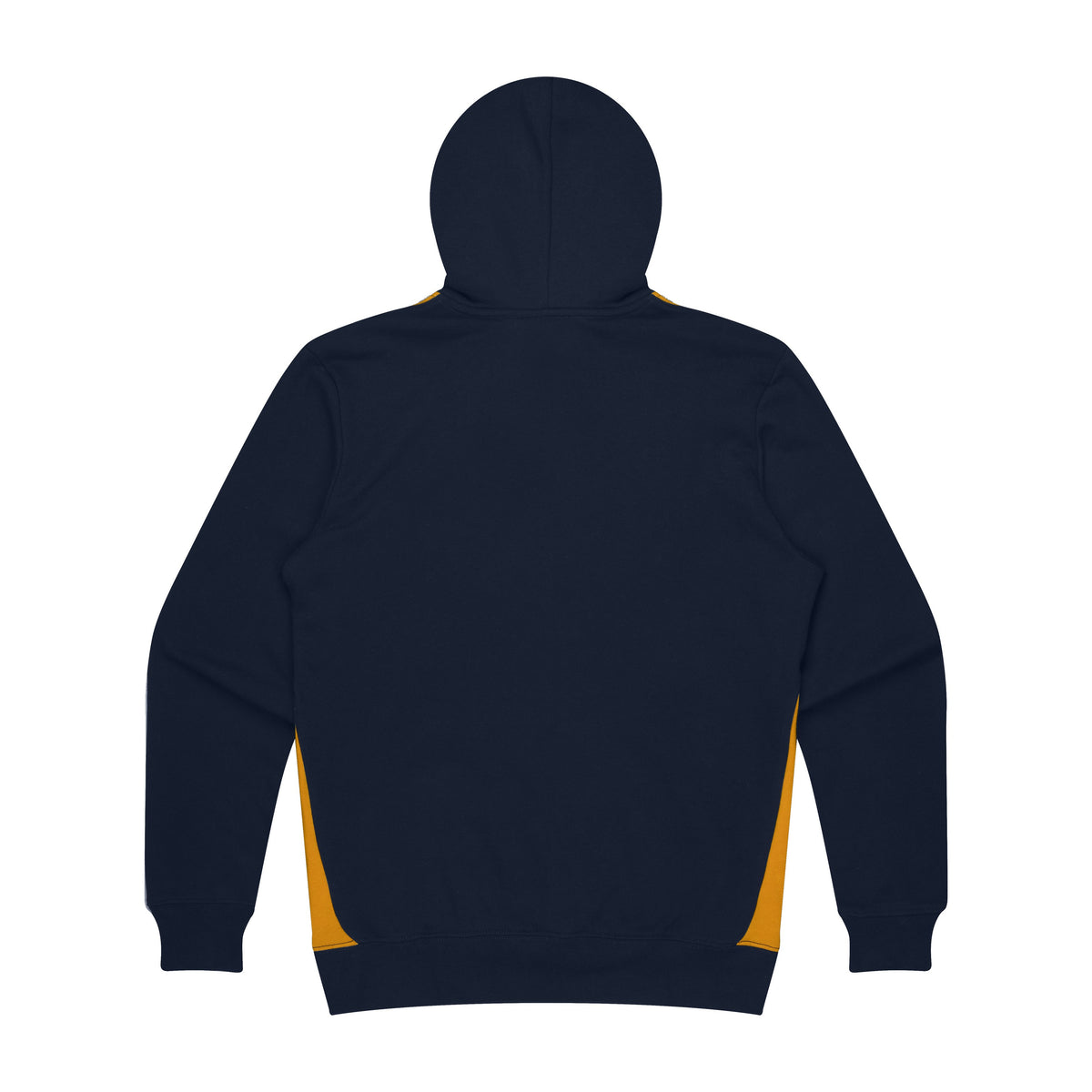 Aussie Pacific Paterson Kids Hoodie 3506 in Navy/Gold, back view
