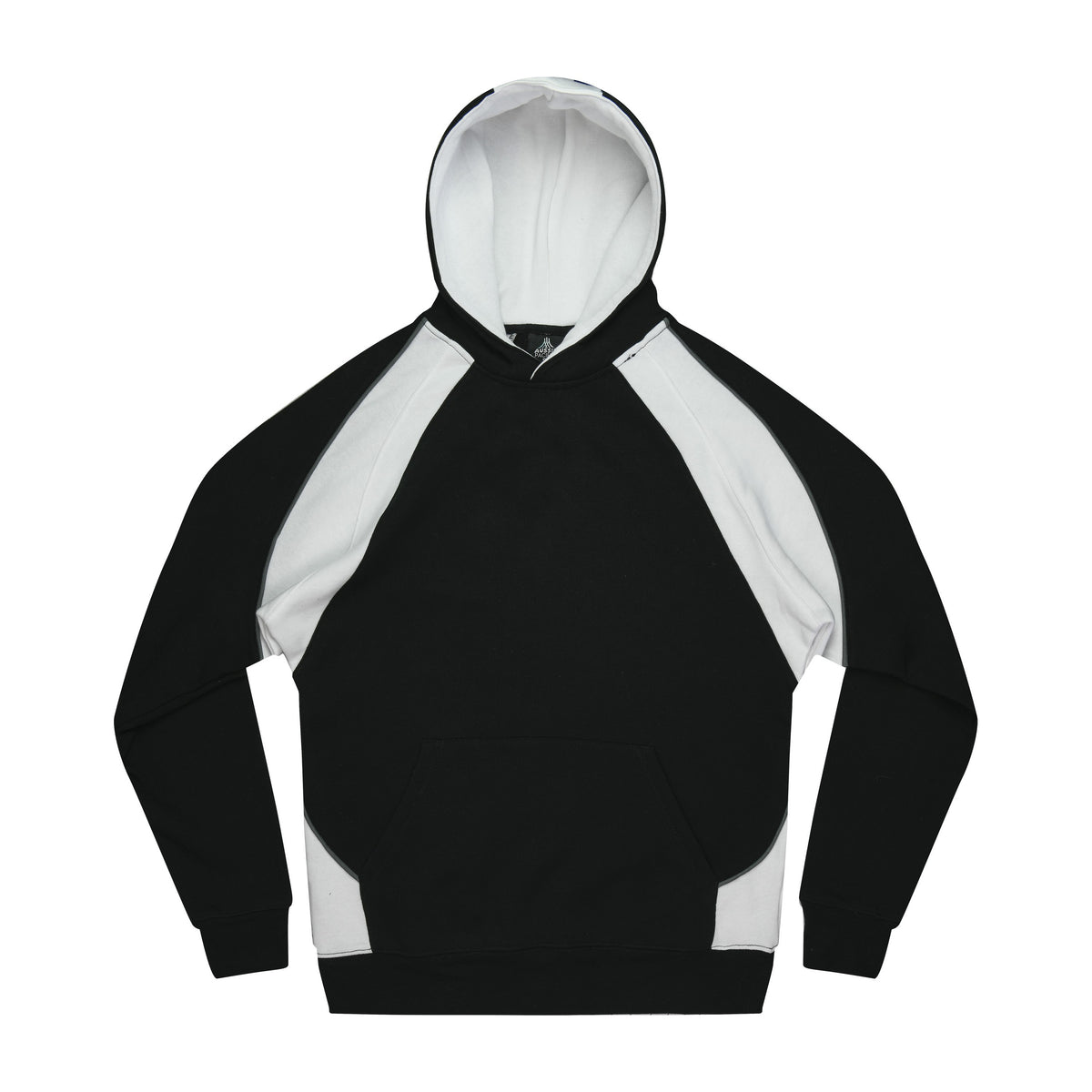 Aussie Pacific Huxley Kids Hoodie 3509 in Black/White/Ashe