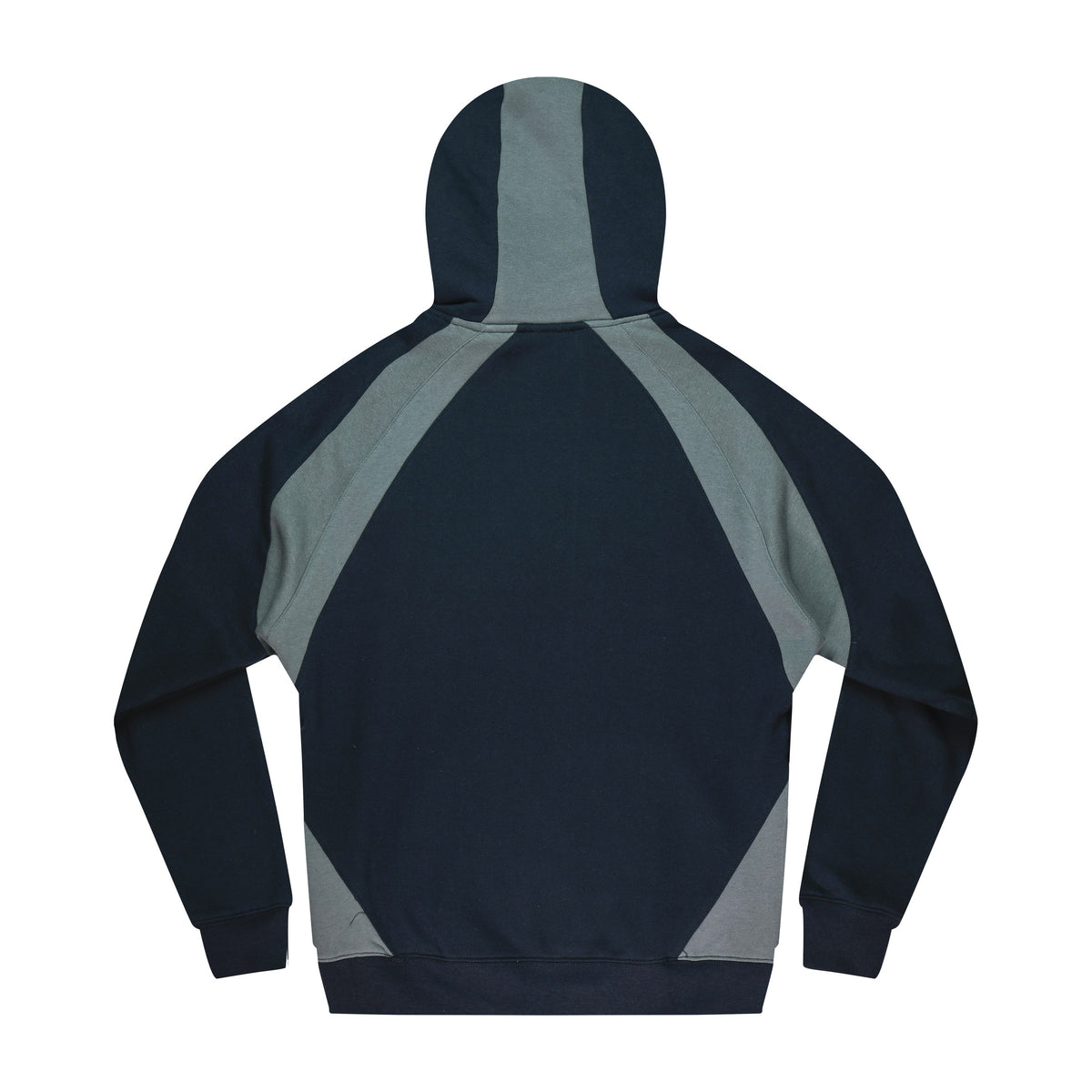 Aussie Pacific Huxley Kids Hoodie 3509 in Navy/Ashe/White, back view