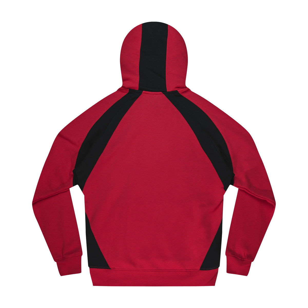 Aussie Pacific Huxley Kids Hoodie 3509 in Red/Black/White, back view