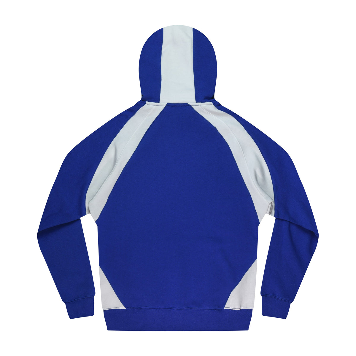 Aussie Pacific Huxley Kids Hoodie 3509 in Royal/White/Ashe, back view