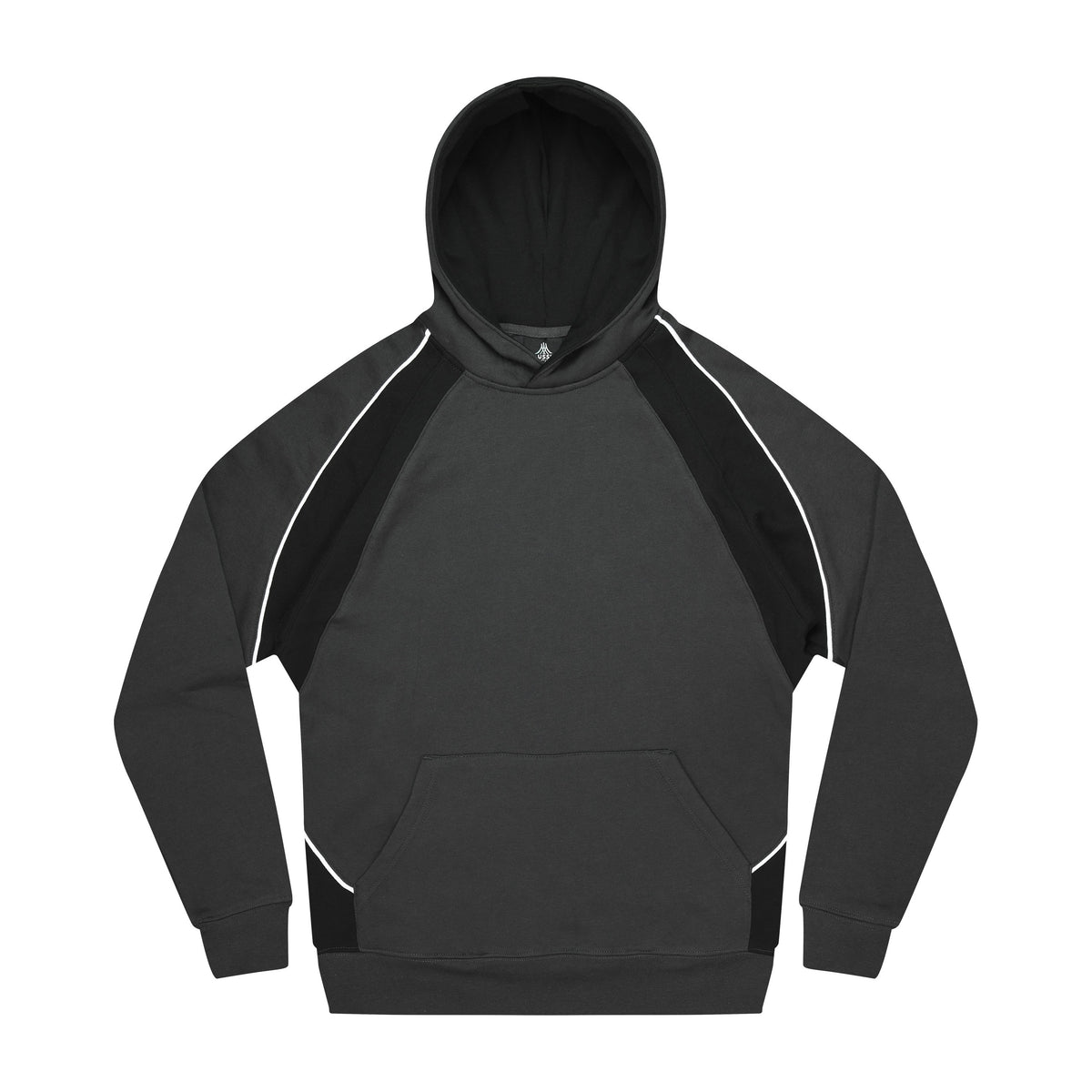 Aussie Pacific Huxley Kids Hoodie 3509 in Slate/Black/White