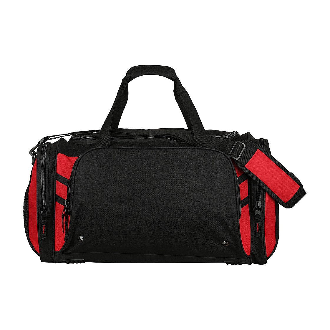 Aussie Pacific Tasman Sports Bag 4001 in Black/Red