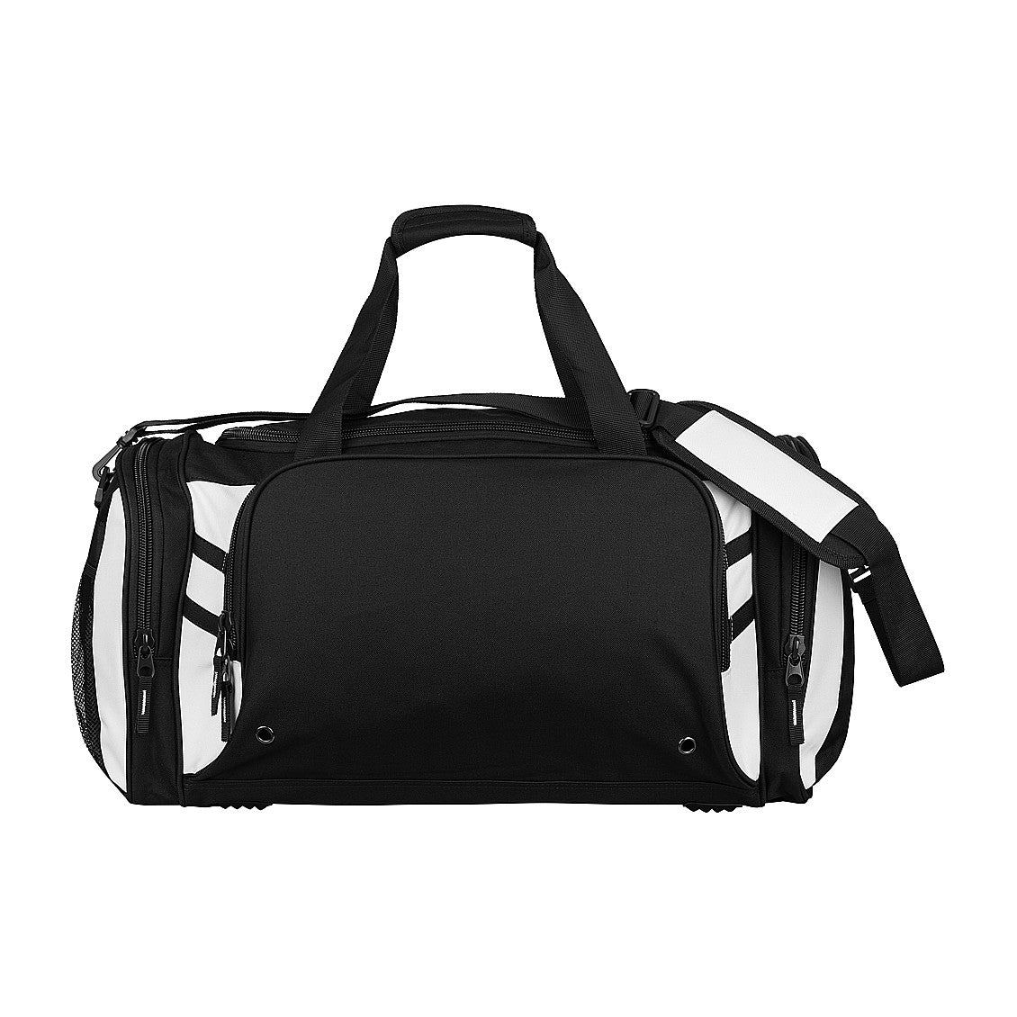 Aussie Pacific Tasman Sports Bag 4001 in Black/White