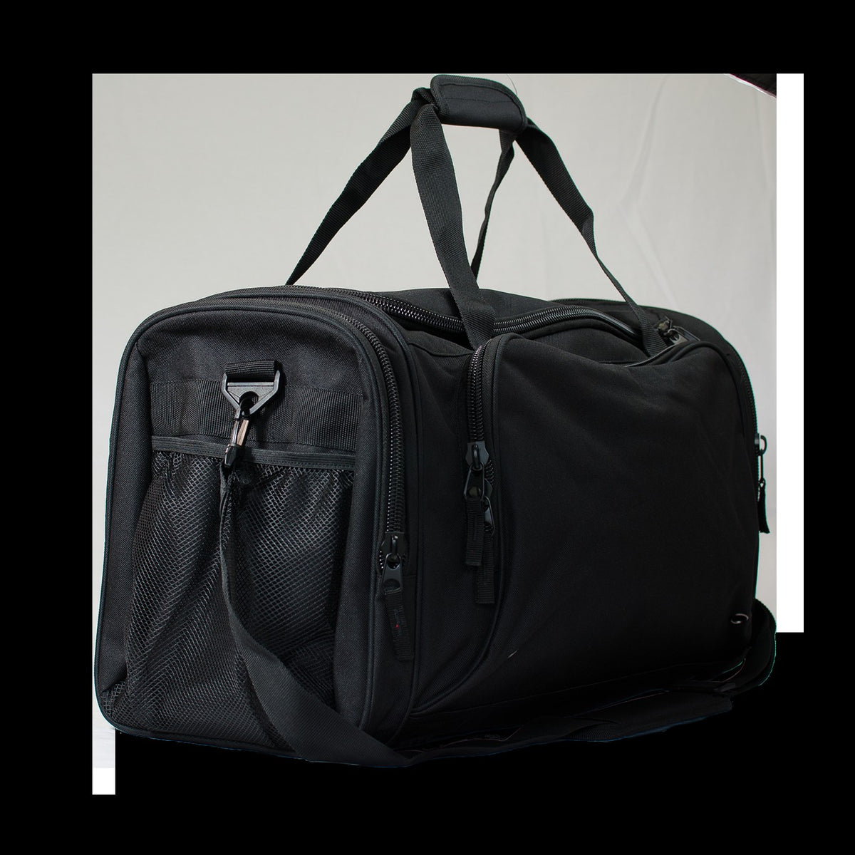 Aussie Pacific Tasman Sports Bag 4001 in Black, back view