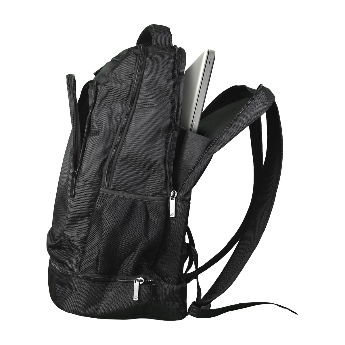 Aussie Pacific Matchday Backpack 4002 in Black, back view