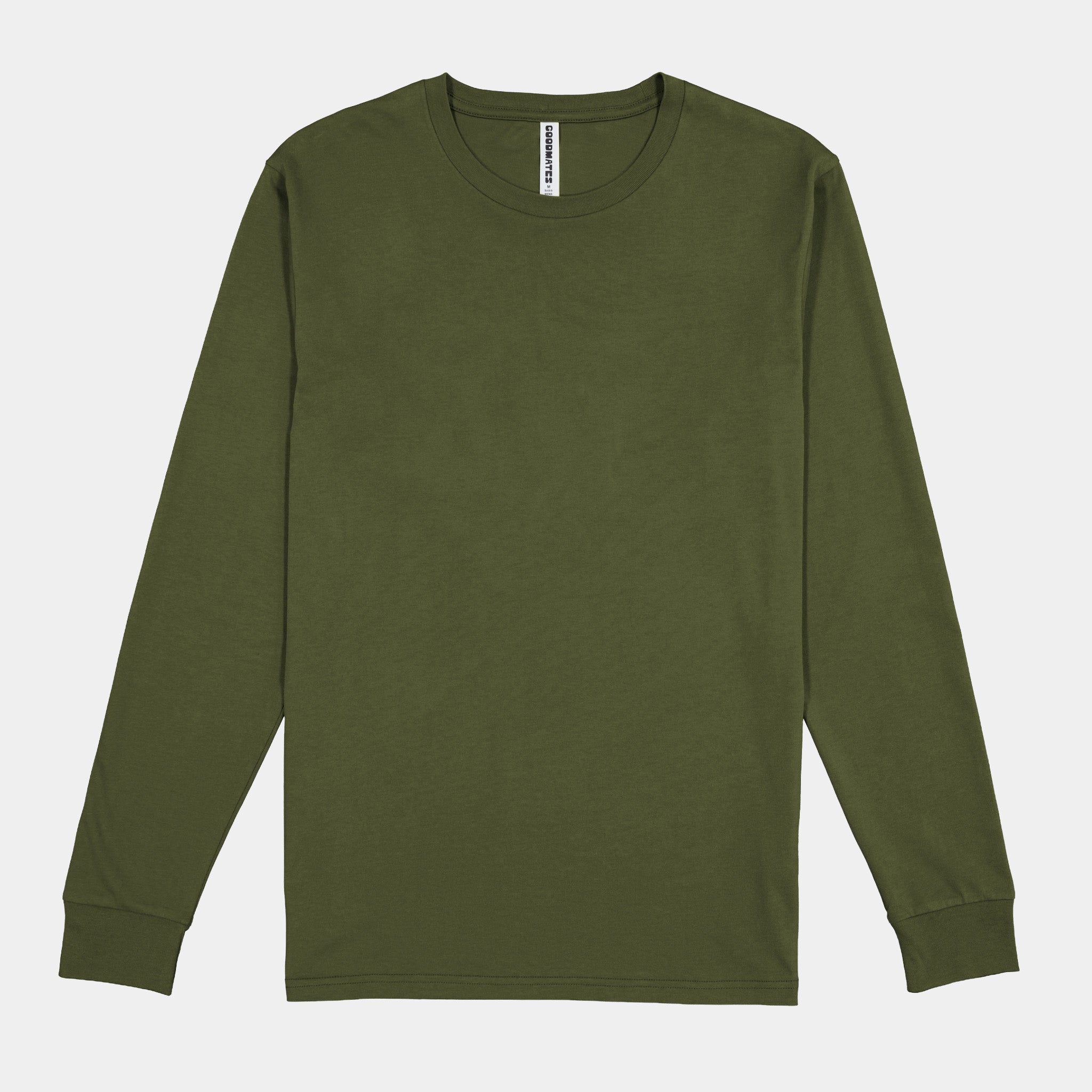 GOODMATES Mens Basis Long Sleeve Tee X1002M