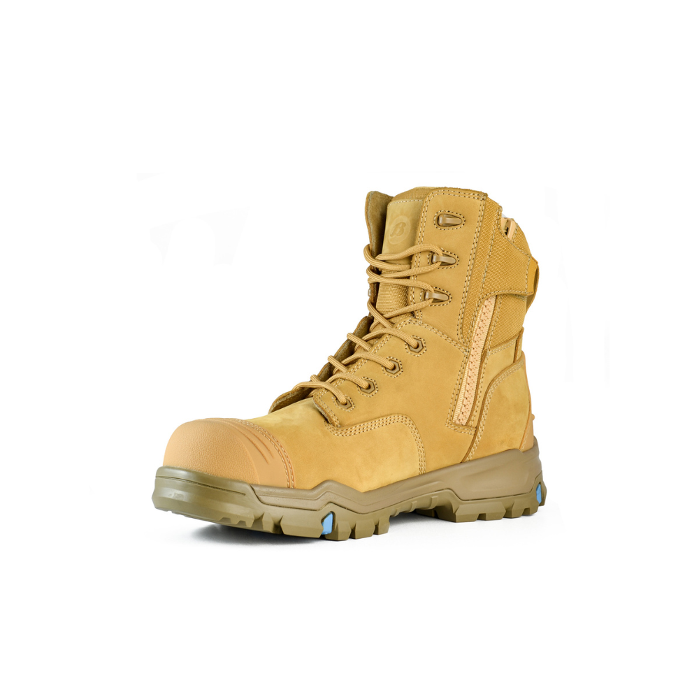 BATA Marto High Leg Safety Boot Wheat 804-87046