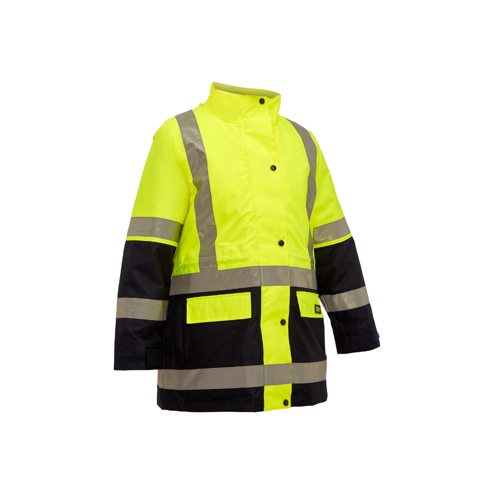 Bisley Womens Taped Hi Vis 5 in 1 Rain Jacket BKL6975