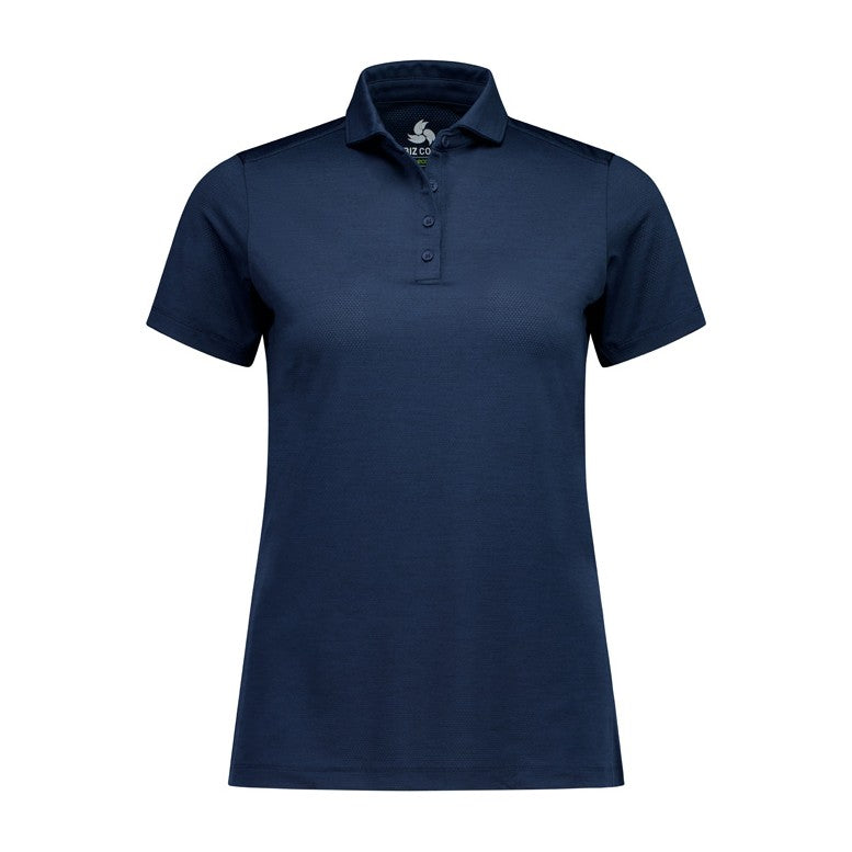 Biz Phoenix Womens Short Sleeve Polo BP2610LS in Navy