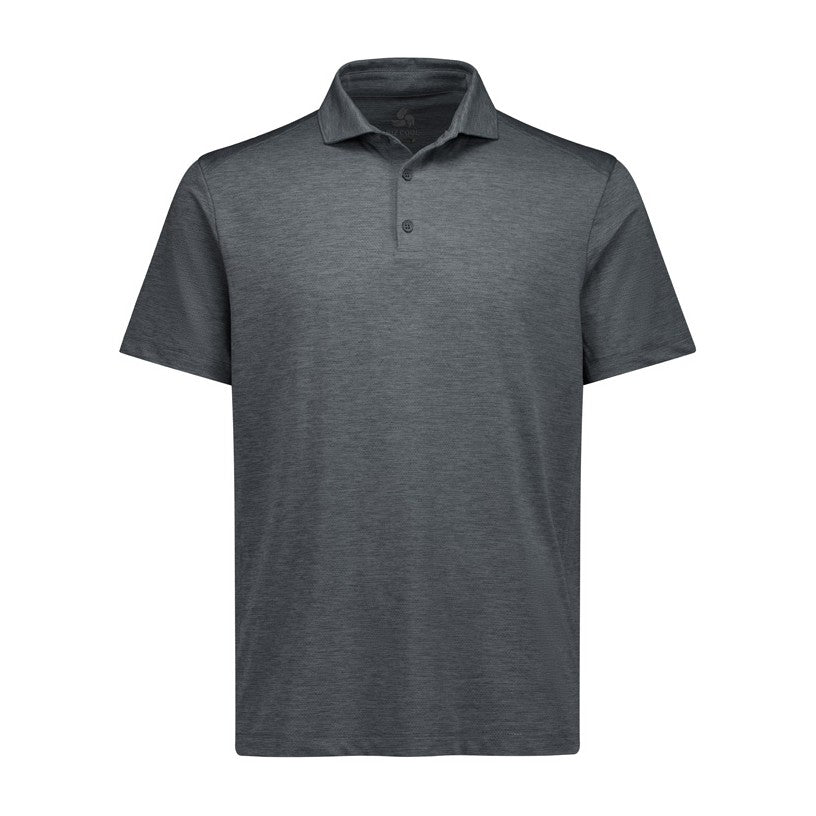 Biz Phoenix Mens Short Sleeve Polo BP2610MS in Charcoal Marle