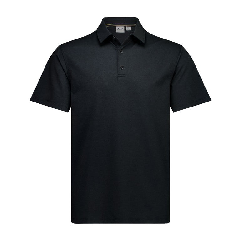 Biz Venture Mens Short Sleeve Polo BP2616MS in Black