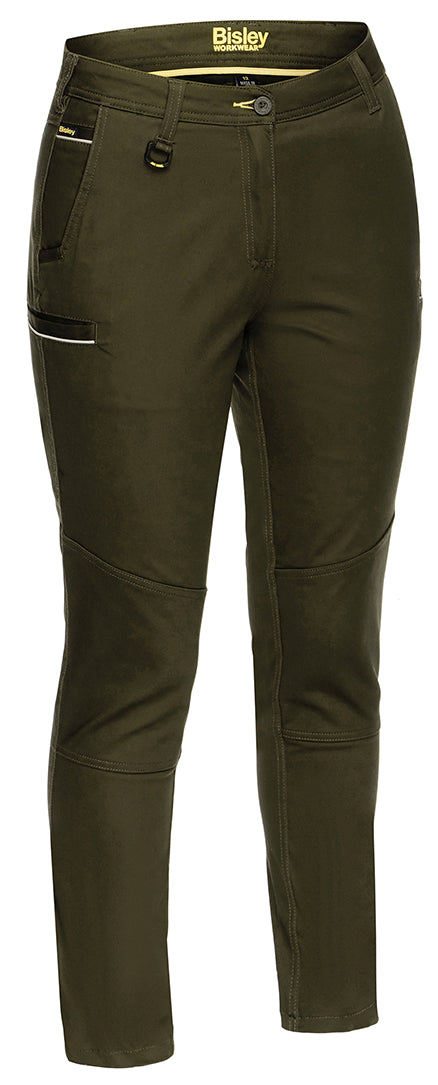 Bisley Womens Mid Rise Stretch Cotton Pants BPL6015
