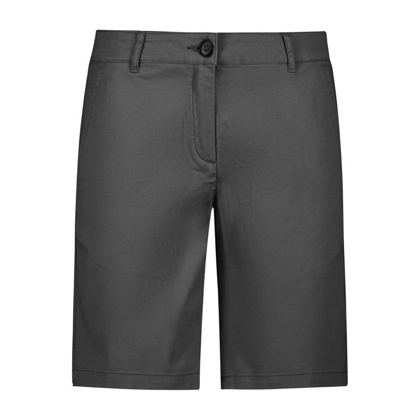 Biz Lawson Womens Chino Short BS021L in Grey