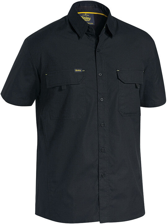Bisley Mens X-Airflow Ripstop Short Sleeve Shirt BS1414 CLEARANCE