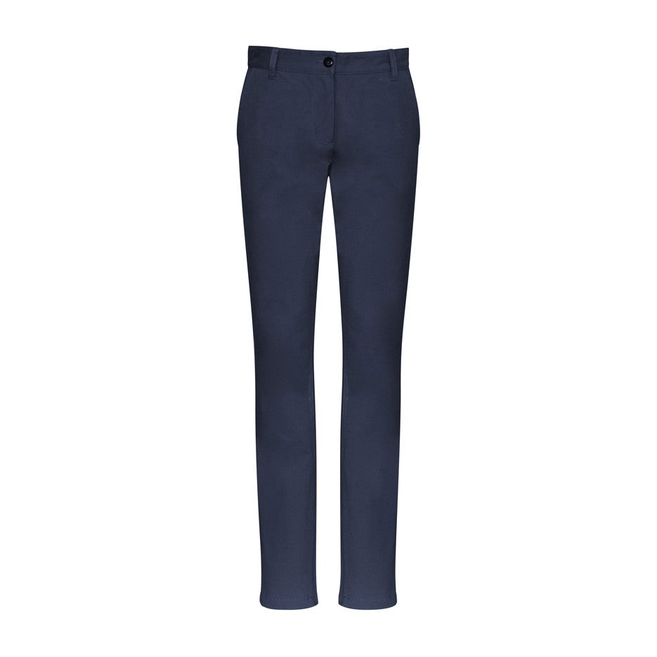 Biz Lawson Womens Chino Pant BS724L in Navy