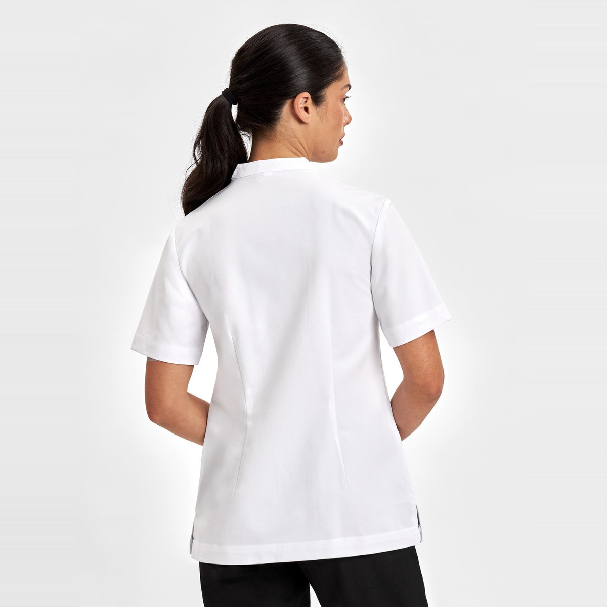 Inaura Essence Womens Jacket CPT451LS in White, worn by model, view 4