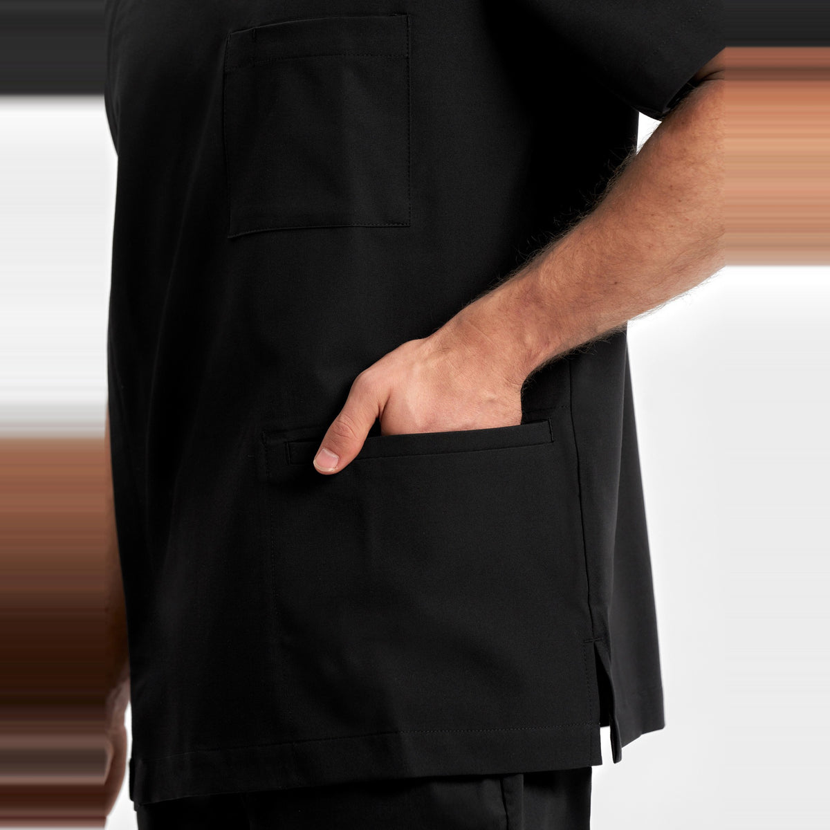 Inaura Essence Mens Jacket CPT451MS in Black, worn by model, view 7