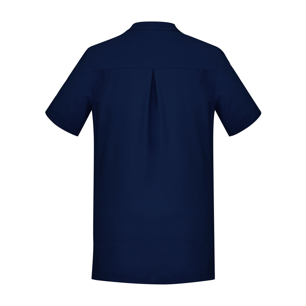 Biz Florence Womens Plain Tunic CS949LS in Navy, view 2