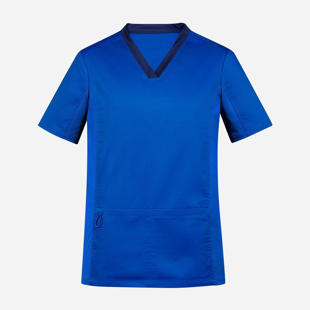 Inaura Riley Mens Stretch Scrub Top CST043MS in Electric Blue