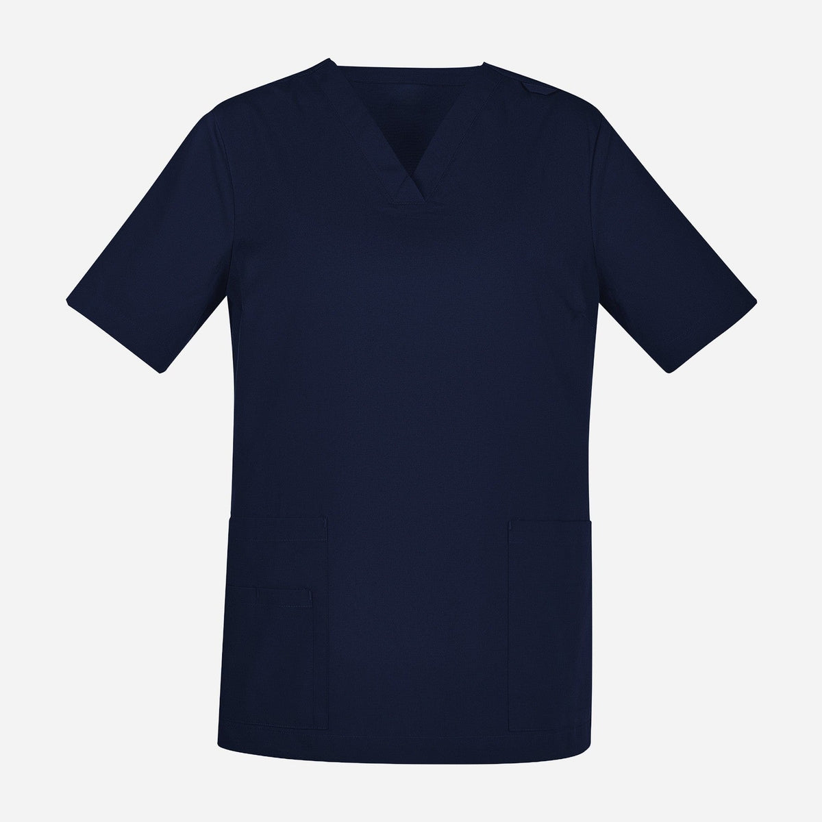 Inaura Tokyo Womens Scrub Top CST141LS in Midnight Navy