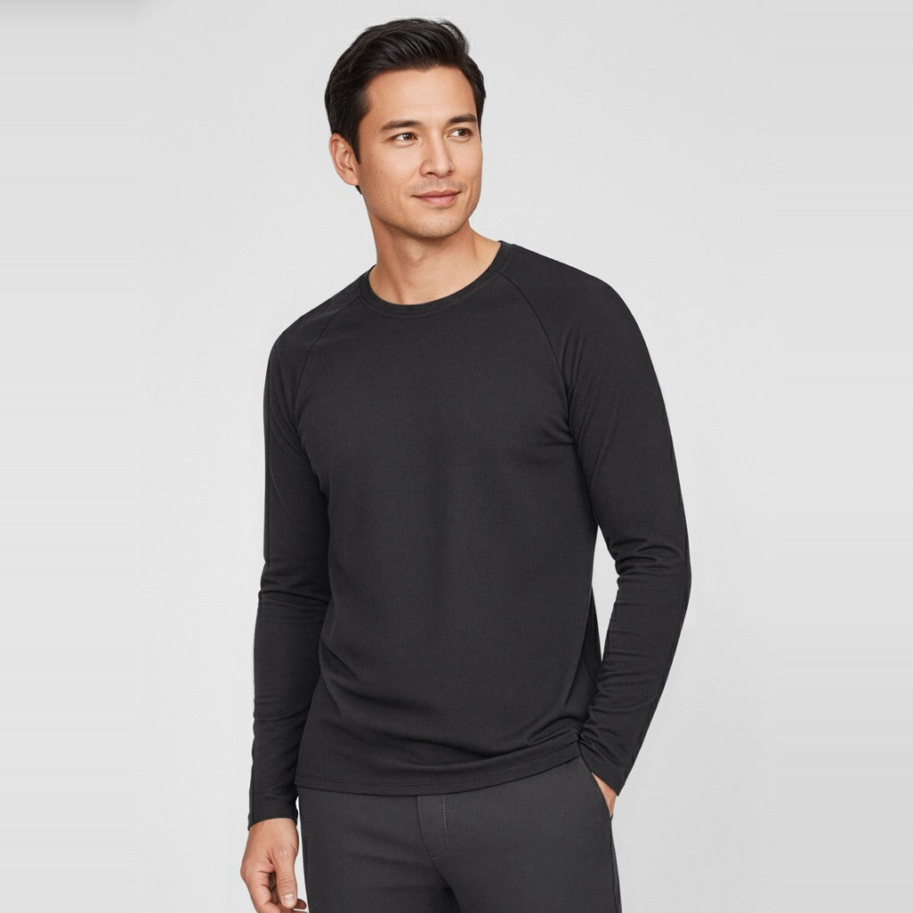 Biz Performance Mens Long Sleeve Tee CT247ML, worn by model