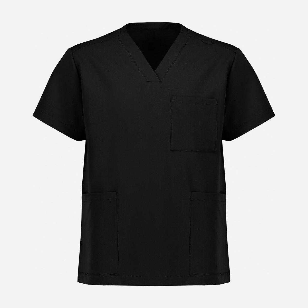 Inaura Pulse Unisex V-Neck Scrub Top CU544US in Black