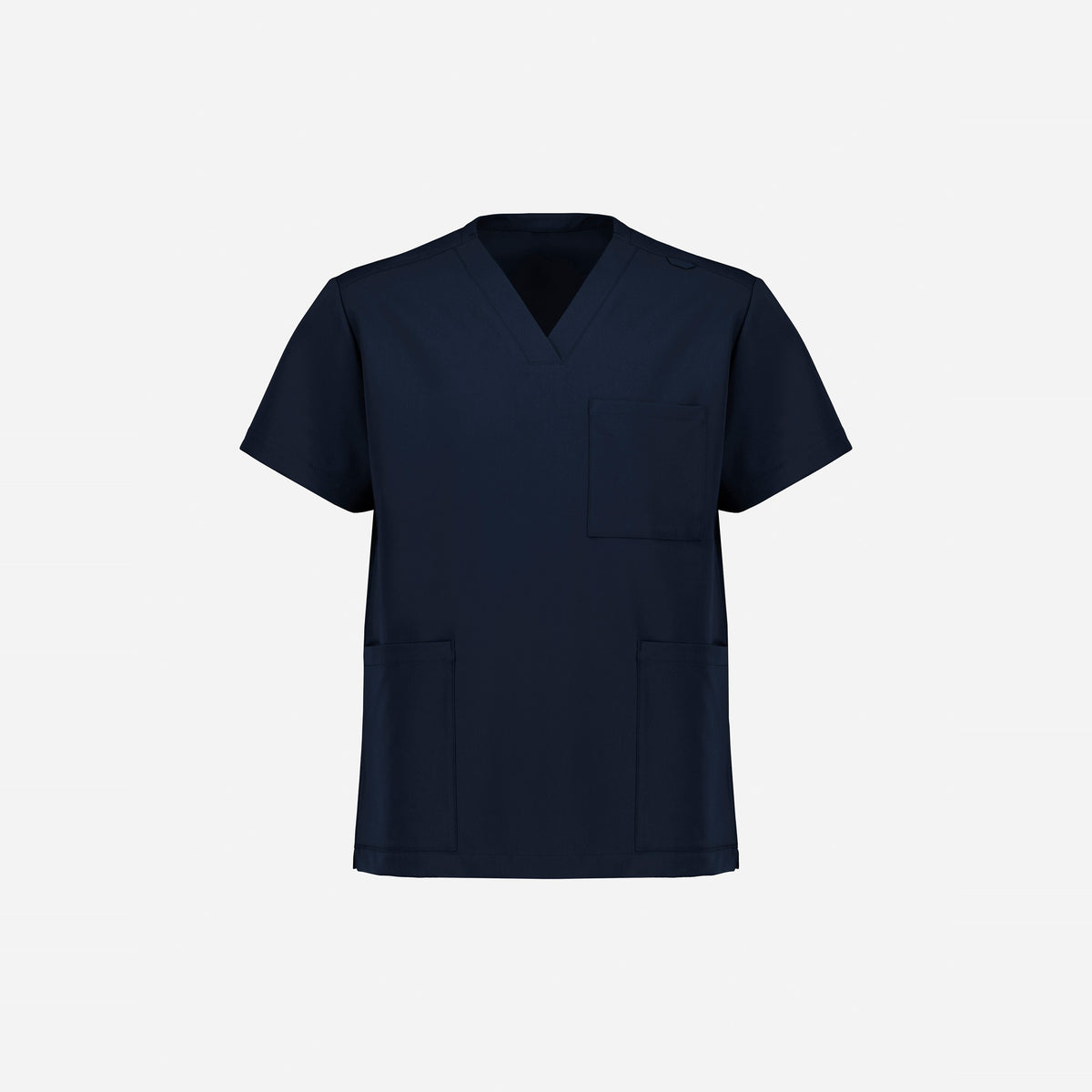 Inaura Pulse Unisex V-Neck Scrub Top CU544US in Midnight Navy