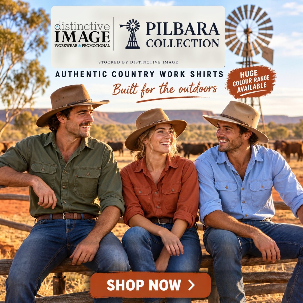 Pilbara country work shirts - mix and match bundle and save