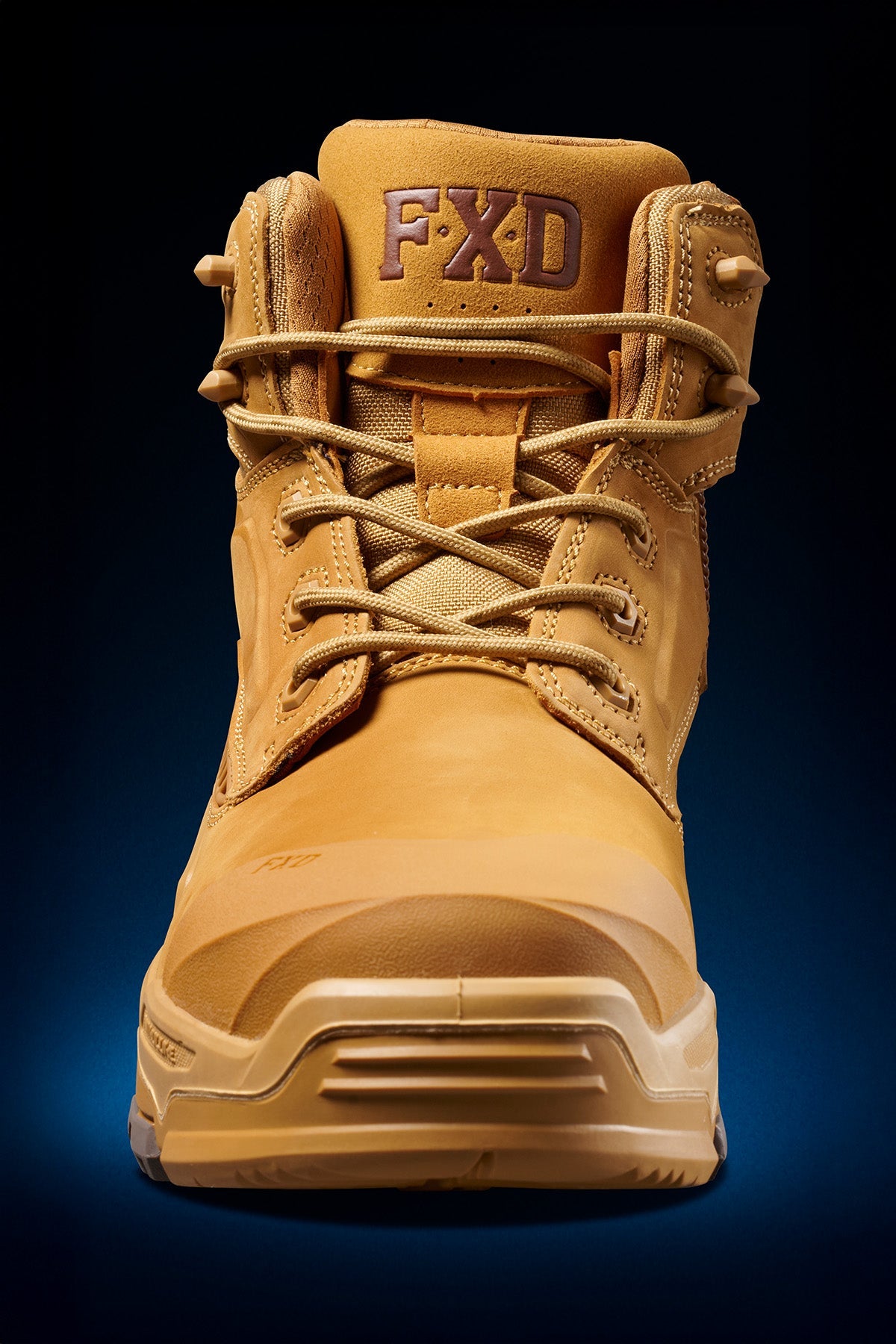 FXD DURA-X TWO Mid Cut Nitrocore Work Boot in Wheat, view 3