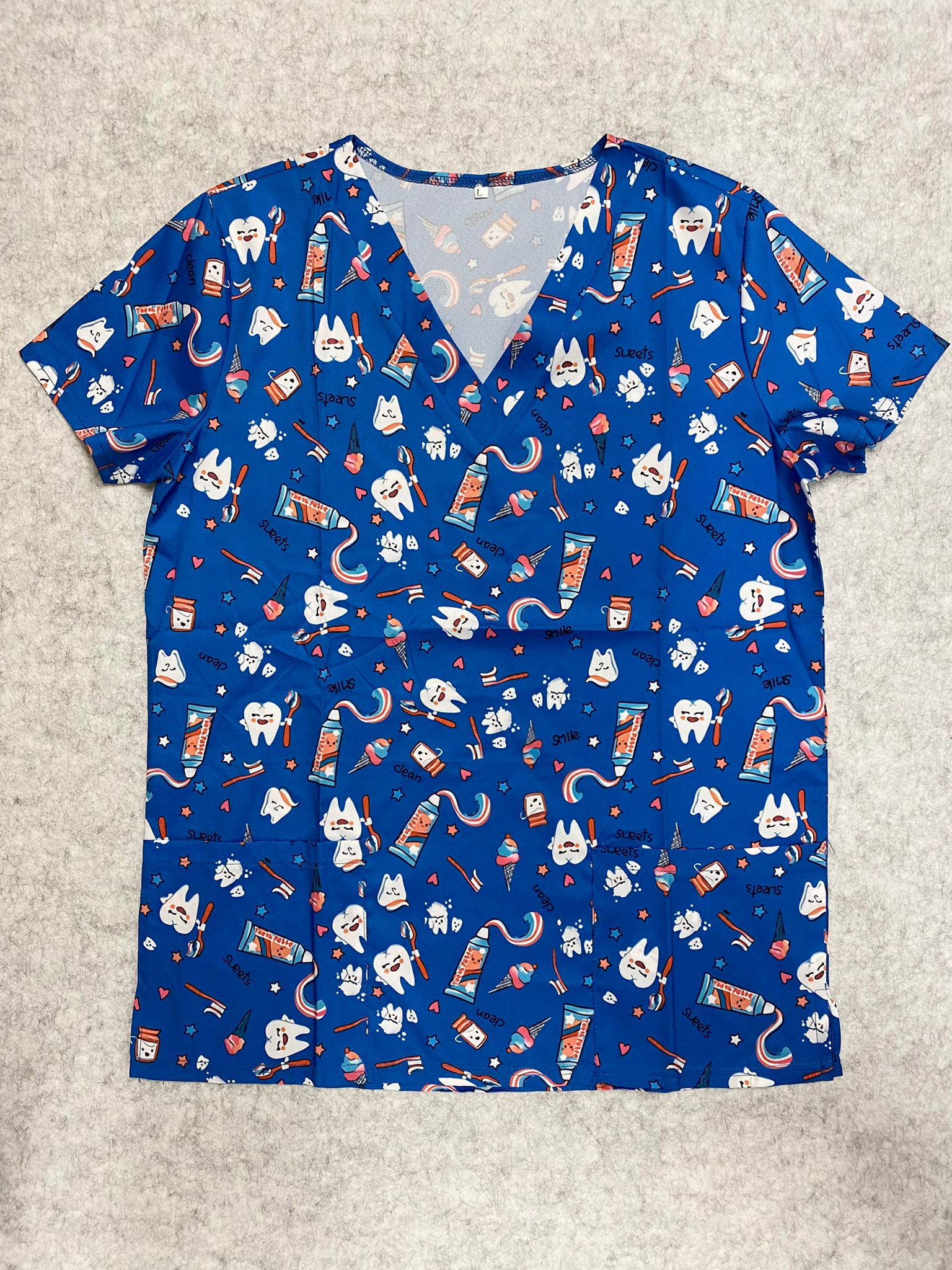 Printed Scrubs Dentist