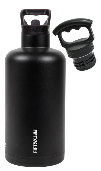 Fifty Fifty 2.1L Tank Growler Matte Black