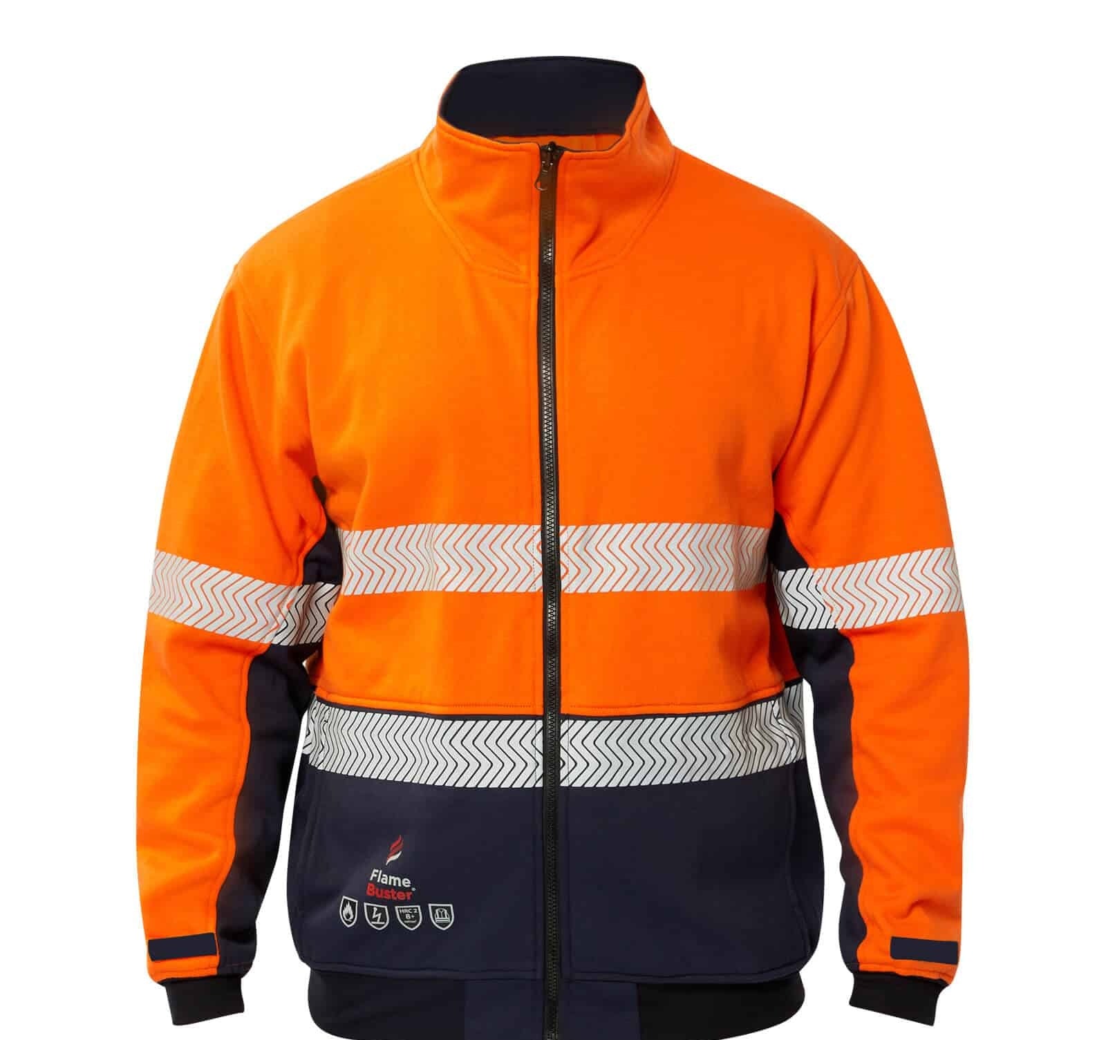 Flamebuster FR Hi Vis Segmented Reflective Fleece