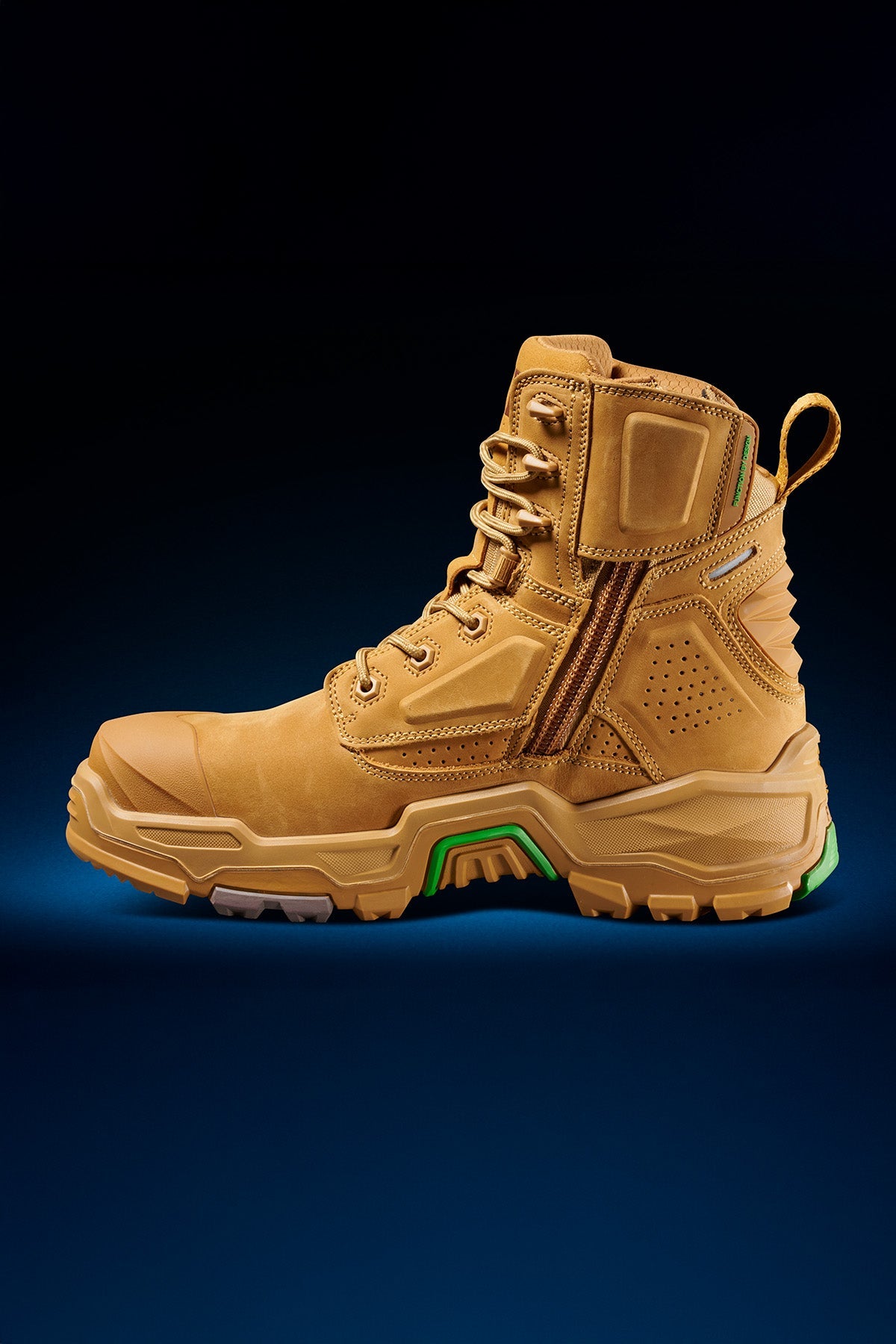 FXD DURA-X ONE High Cut Nitrocore Work Boot in Wheat, view 2