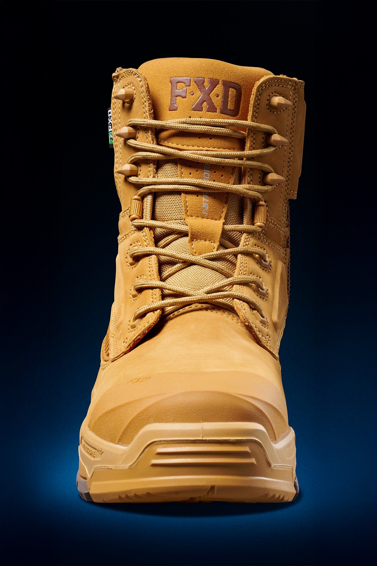 FXD DURA-X ONE High Cut Nitrocore Work Boot in Wheat, view 3
