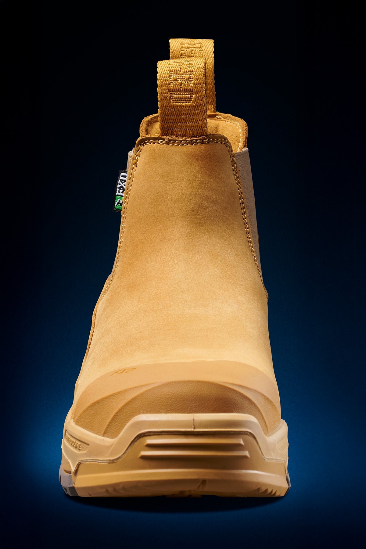 FXD DURA-X THREE Slip On Nitrocore Work Boot in Wheat, view 3