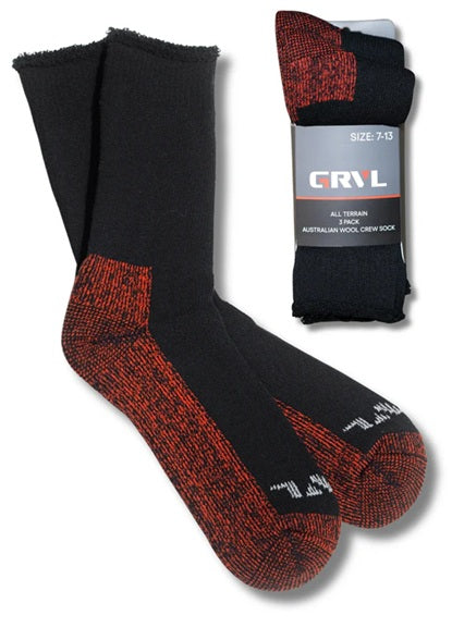 GRVL All Terrain Socks 3-pack