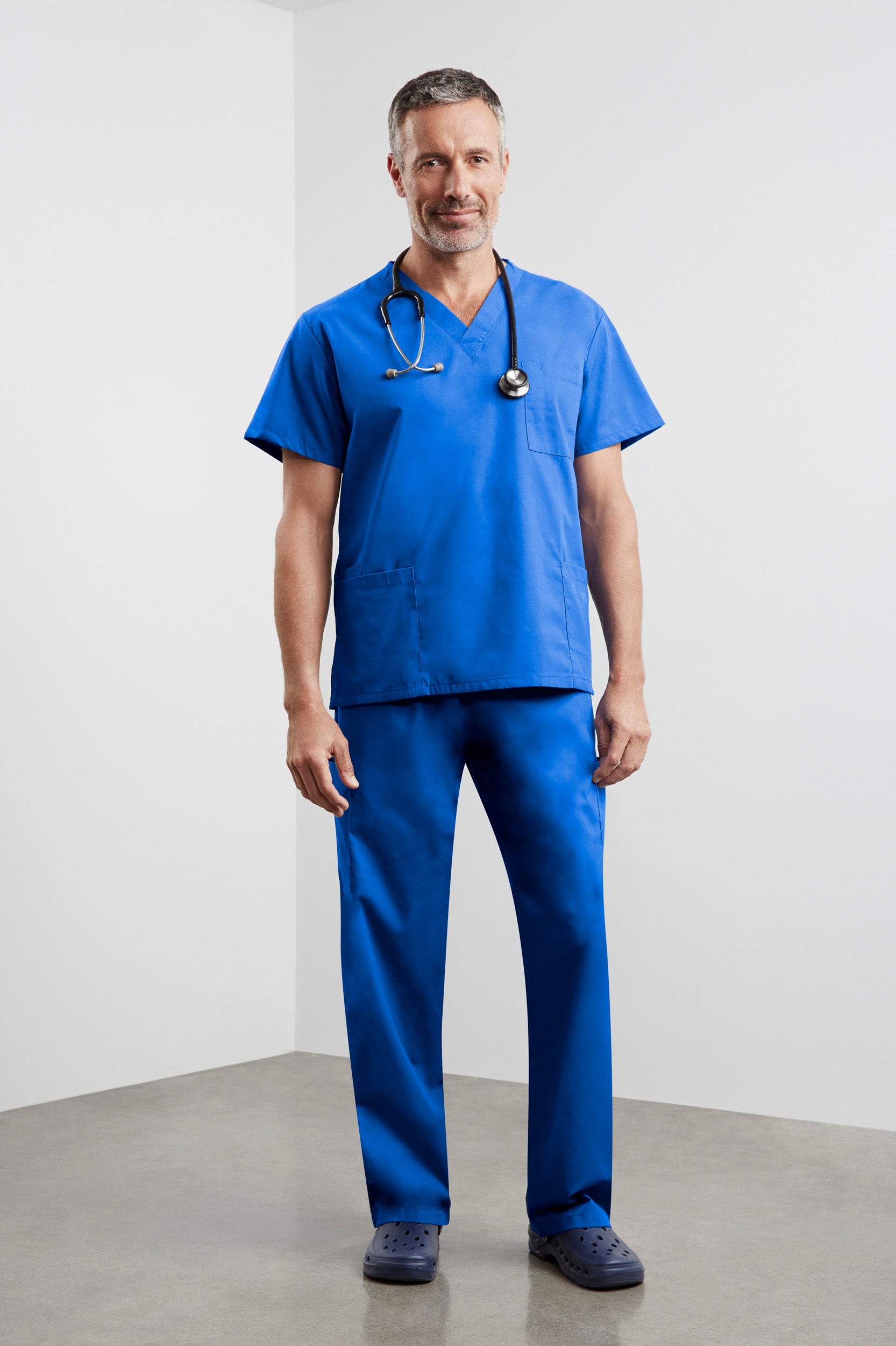 Biz Unisex Classic Scrubs Top H10612