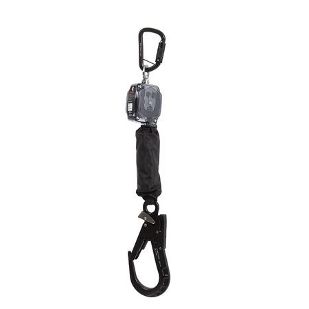 Tetha Bloq 2M Self Retracting Lifeline C/W 1 X Triple Action Karabiner And 1 X Triple Action Aluminium Scaff Hook