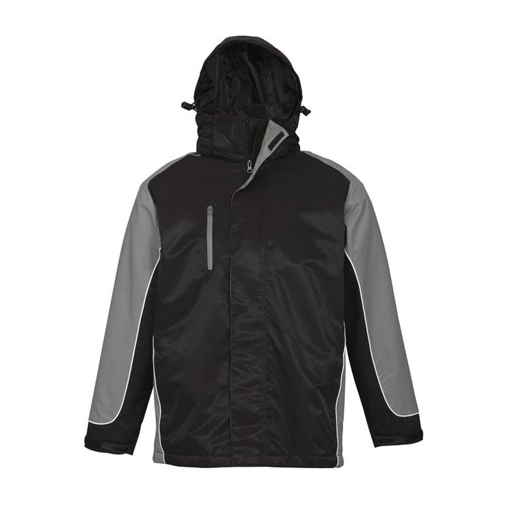 Biz Unisex Nitro Jacket J10110 in Black/Grey/White