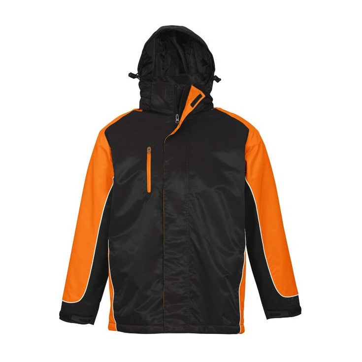 Biz Unisex Nitro Jacket J10110 in Black/Orange/White