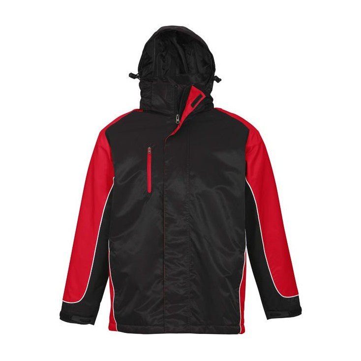 Biz Unisex Nitro Jacket J10110 in Black/Red/White