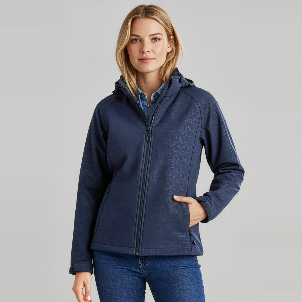 Biz Geo Womens Jacket J135L, worn by model