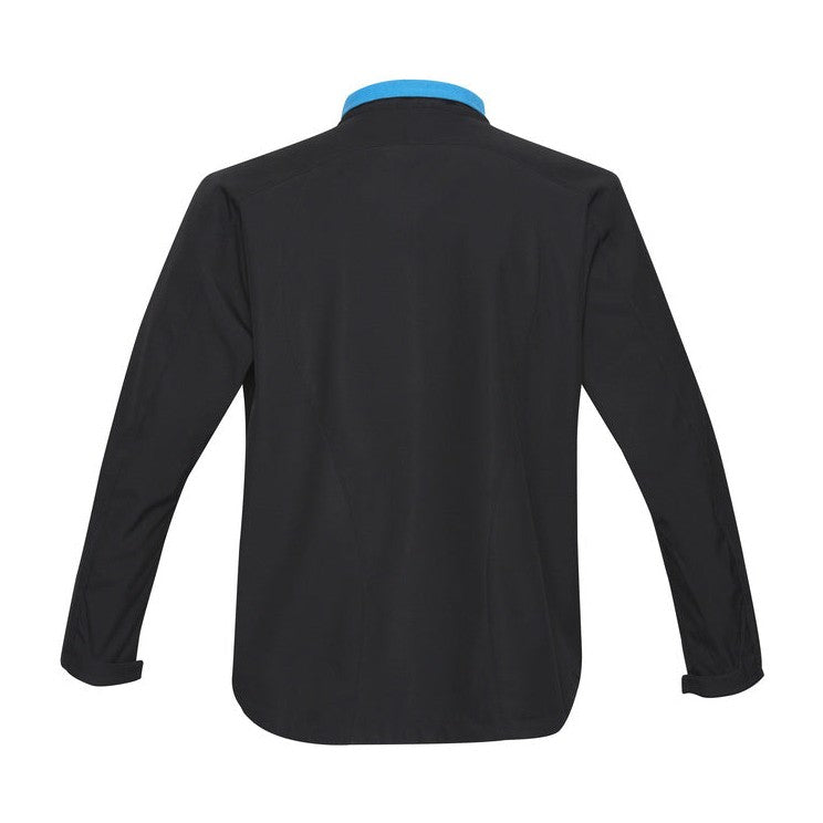 Biz Mens Geneva Jacket J307M in Black/Cyan